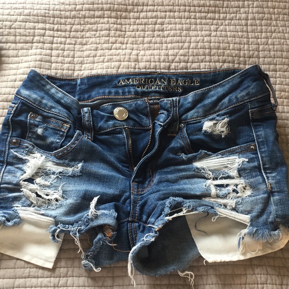 American Eagle Outfitters Pants - Destroyed American eagle jean shorts